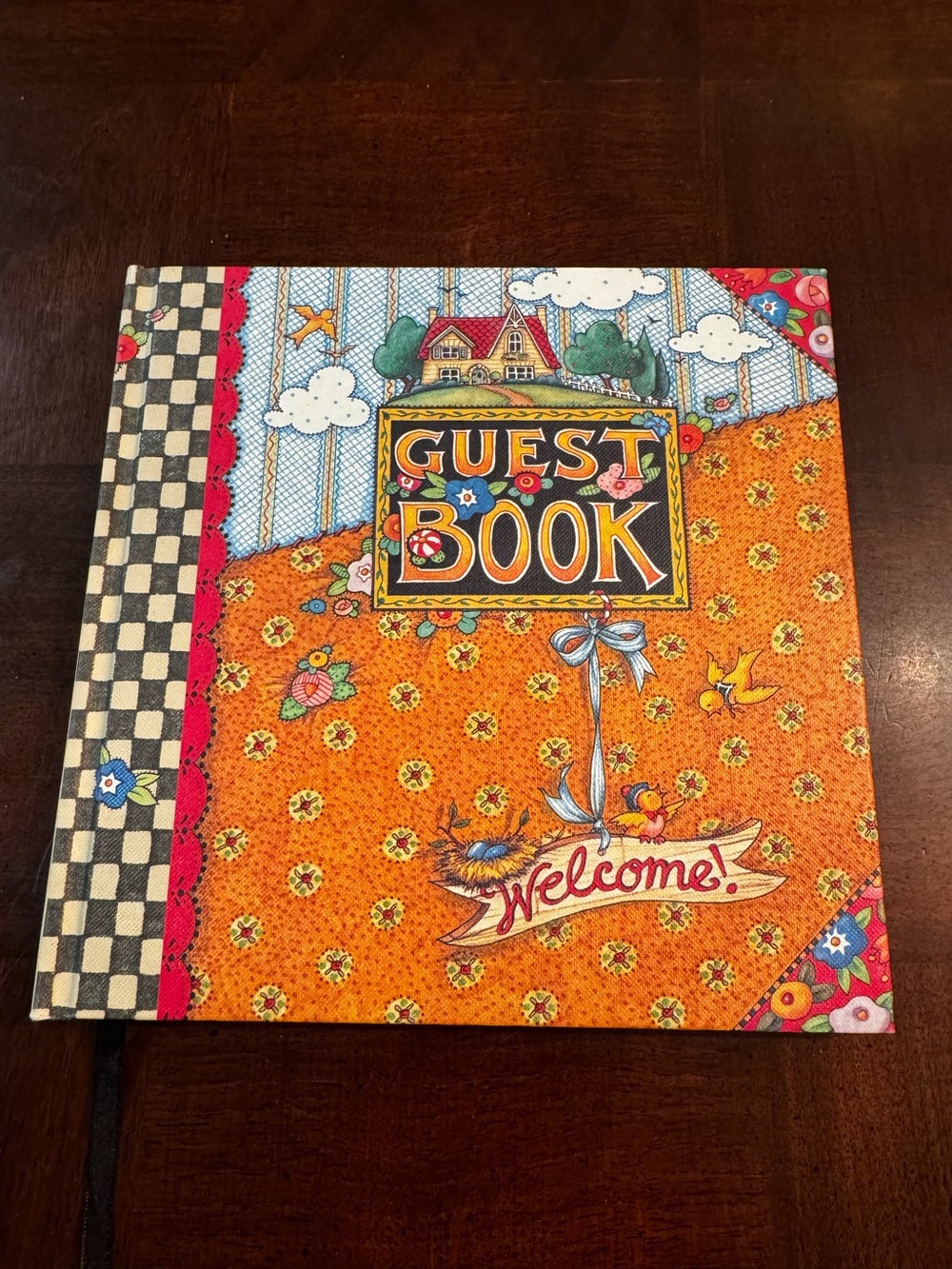 Guest Book Mary Engelbreit  Hardcover Book
